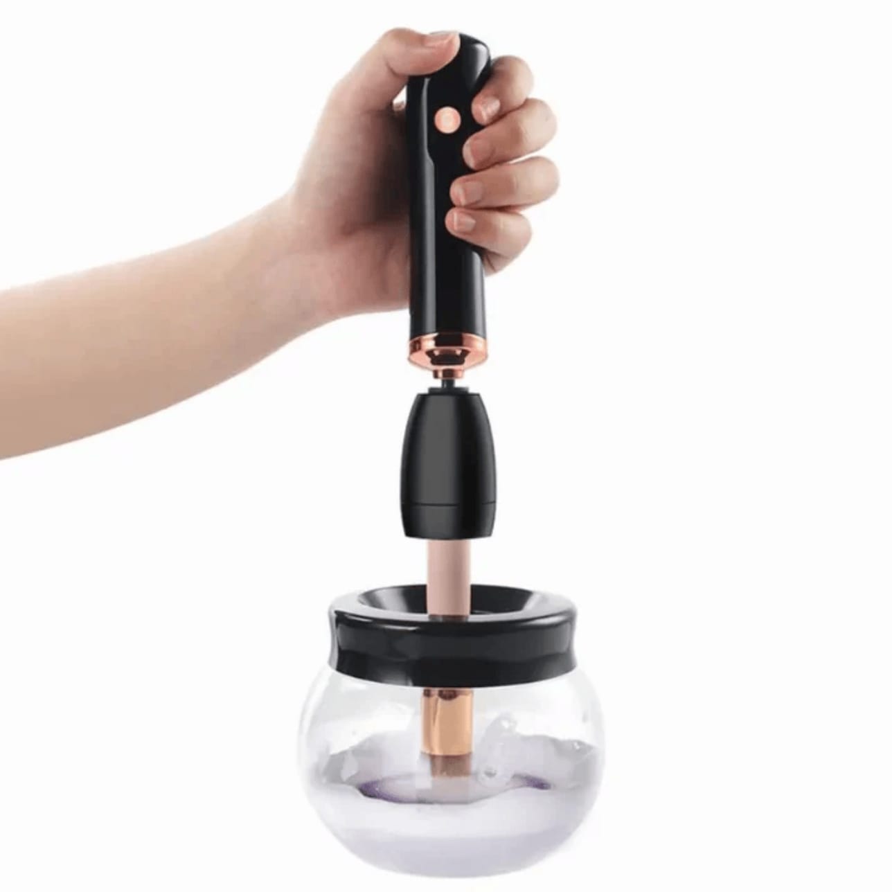 "Automatic Makeup Brush Cleaner"